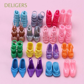 deligers lindo juguetes sandalias 30cm muñeca accesorios zapatos de muñeca para 1/6 niñas 20 pares diferentes casa de muñecas cambio de ropa