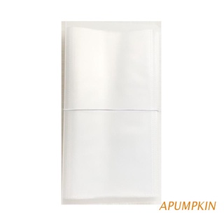 apumpkin multifuncional scrapbooking pegatinas color índice papeles organizador carpeta con correa de resorte flexible 50 bolsillos transparentes