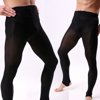 Pantalones cortos casuales de verano Sexy para hombre a través de Johns ropa interior ajustada Leggings térmicos tallas (1)