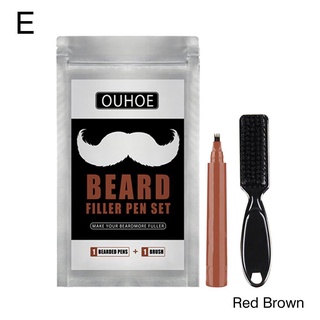 Beard Pen Waterproof Sweatproof Wax Eyebrows Mustache Applicator Hair Filling For Men S9N3