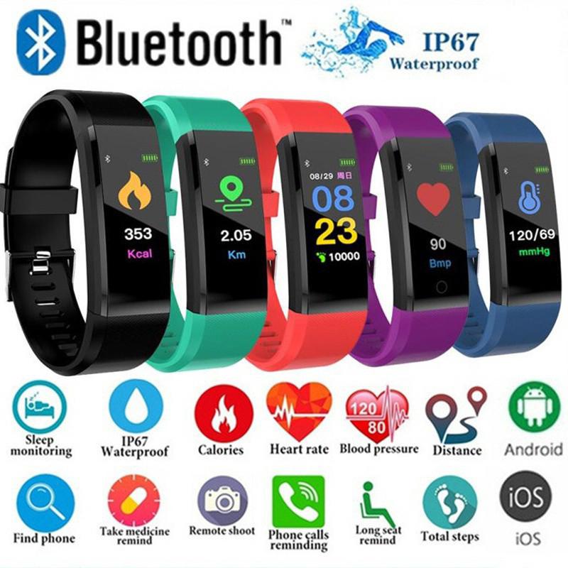 [vinda1.mx] Reloj inteligente 115 Plus versión PRO deportiva/Monitor Fitness con Bluetooth