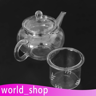 [worldshop] infusión de vidrio tetera café olla con infusor 250 ml, 400 ml de vidrio de cocina ollas de hierbas (4)