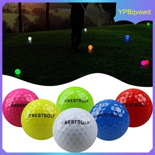 6Pieces Glow in The Dark Golf Balls Light up Led Golf Balls Night Golf Gifts for Men Kids Women