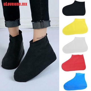 【uLoveone】Overshoes Rain Silicone Waterproof Shoes Covers Boots Cover Protect