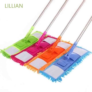 LILLIAN Fit for Cleaning Mop Head Coral Microfiber Dust Cleaning Pad Replacement Cloth Household Flat Mop Replaceable Floor Cleaner/Multicolor