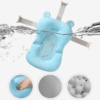 Bebé plegable bañera de baño almohadilla de seguridad infantil ducha antideslizante cojín de plástico (4)