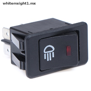 [whitemxight1 . mx] 12V 35A Universal Coche Rojo LED Luz Antiniebla Interruptor Dash Salpicadero 4Pin (6)