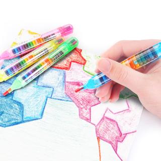 20 Colores/pcs Lindo Crayones Pastel Al Óleo Creativo Color Graffiti Pluma Para Niños Pintura Suministros De Dibujo Estación De Estudiantes