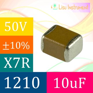 Condensadores cerámicos multicapa 10% 50V X7R 1210 3225 MLCC SMD SMT