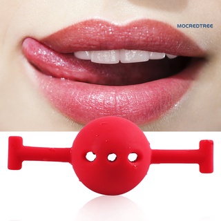 [Shanfengmenm] boca mordaza bola transpirable mujeres accesorios silicona Bondage restricción correa juguete sexual para adultos
