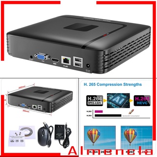 [ALMENCLA] H.265 Max Network grabadora de vídeo 4K 8MP 5MP/4MP/3MP/1080P NVR sin disco duro (4)