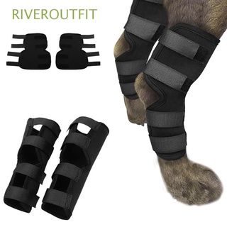 riveroutfit 1 pieza protector de muñeca para perros, recuperar piernas, suministros para perros, cachorro, rodillera, protector para lesiones quirúrgicas, piernas, protector de articulaciones, transpirable, soporte para perros, rodilleras