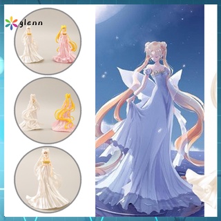 SAILOR MOON [wa] stock sólido marinero luna anime figuras pastel muñeca decoración anime marinero luna color vibrante para niña