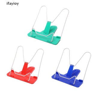 ifayioy - soporte para libros de ángulo ajustable fordable portátil, soporte de lectura mx