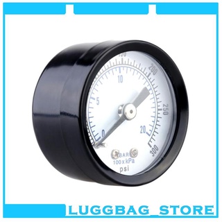 [store] manómetro de presión 0-300psi 0-20bar para instrumento de esfera de aceite de aire de agua