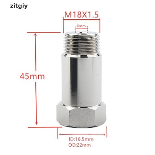 [zitgiy] adaptador de sensor de oxígeno para coche de 45 mm cel fix check eliminador de luz del motor m18*1.5 djtz