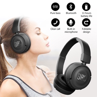 Jbl T450Bt audífonos inalámbricos Bluetooth con micrófono con cancelación De ruido | Audífonos inalámbricos jbl T450BT inalámbricos con audífonos planos-plegables on-Ear con audífonos Mic Noise