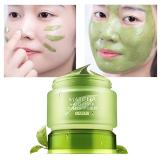 ❥ 2020- venta caliente limpieza mascarilla Facial barro Matcha verde máscaras faciales eliminar puntos negros cuidado de la piel