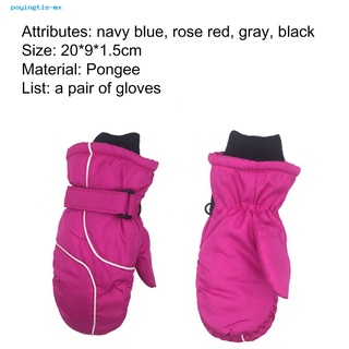 poyingtis Adorable Winter Gloves Windproof Comfortable Kids Mittens Windproof for Outdoor (4)