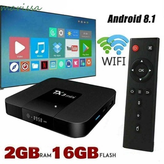 marissa 2gb+16gb smart tv box wifi media player tv box 4k android 8.1 hdmi multimedia player hd tx3 mini receptor de tv
