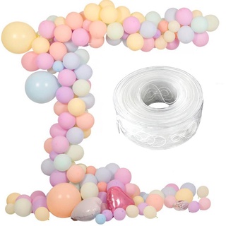 5m Balloon Chain Tape Arch Connect Strip For Wedding Birthday Party Decor Q8J0