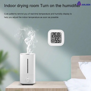 dreamlist Termohigrómetro Interior Digital Celsius/Fahrenheit Mini Termómetro Con Temperatura Emocional Y Humedad