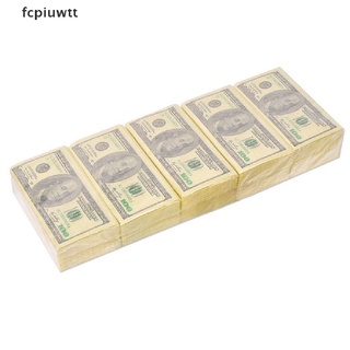 fcpiuwtt 10 unids/set creativo 100 dólares servilletas de dinero papel inodoro baño fiesta suministros mx