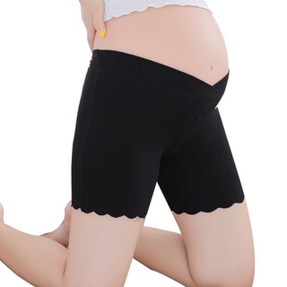 EXPEN Casual pantalones cortos de maternidad mujeres embarazadas bragas de seguridad calzoncillos verano cómodo algodón transpirable embarazo pantalones cortos/Multicolor (6)
