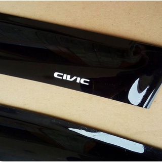 Canalón para Honda Civic VTI-S 2002-2005 visera lateral