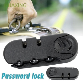 HUAXING Black Locks Security Luggage Suitcase Lock Combination Padlock Bag Accessories Fixed Lock Anti-theft 3 Digit Lock Pull Chain Code Lock/Multicolor