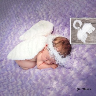 gonna baby angel wing con diadema recién nacido fotografía accesorios conjunto fotografia traje trajes de fotografía accesorios