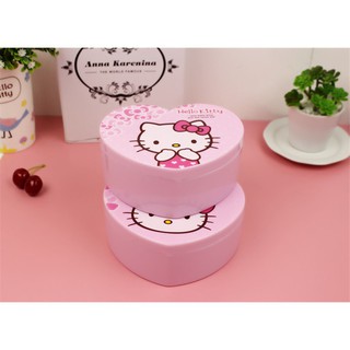 Corea Hello Kitty joyería espejo escritorio caja de almacenamiento de escombros caja (5)