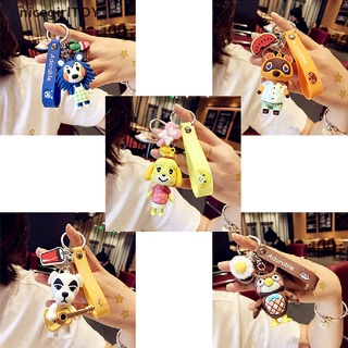[R] Animal Crossing Son Doll Car Keychain Korea Lovers Key Chain Pendant Accessories [Hot]