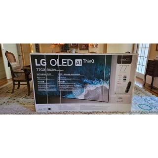 LG GX 77 inch Class with Gallery Design 4K Smart OLED TV w/AI ThinQ®
