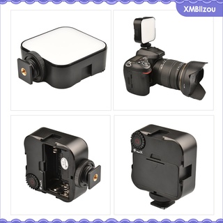 [LZOU] Mini luz fotográfica LED Universal de videoconferencia Vlog portátil Kit de llenado con zapata caliente para cámara autotransmisión (1)