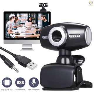 cámara web de alta definición 480p con clip usb para pc/laptop/computadora de escritorio