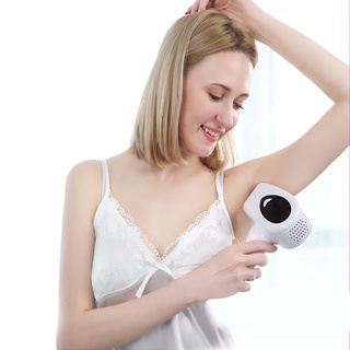 Mujeres IPL depiladora láser uso doméstico sin dolor eléctrico dispositivo de depilación Bikini 999999 Flashes envío Drop
