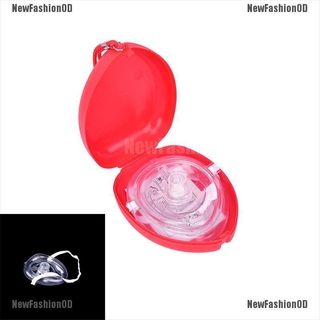 NewFashionOD 1 Pocket Cpr Mask In Hard Case Resuscitation Face Shield First Aid Kit Emergency