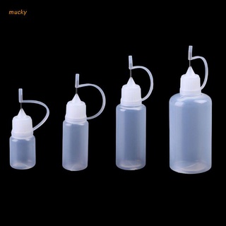 muc 1PC 5-50ml Empty Plastic Needle Tip Childproof Cap Dropper Liquid Juice Bottles