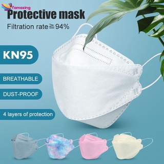 10/50pcs KF94 máscara de boca a prueba de polvo a prueba de niebla y transpirable máscara protectora!!