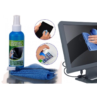 Kit de limpieza 3 en 1 LCD limpiador pequeño para ordenador portátil PC TV GADGET limpiador de fluidos limpieza