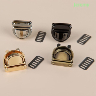 JEREMY práctico bloqueo de giro cierre de Metal Twist Lock bolsa accesorios monedero DIY Durable Hardware bolso parte/Multicolor