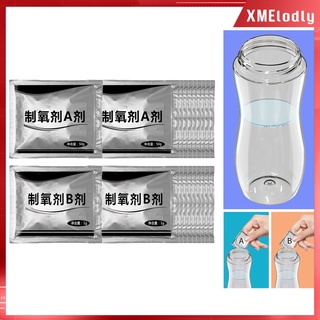 [XMELODLY] 10Sets agente de oxígeno A&B para generador de oxígeno dispositivo suplemento de oxígeno, diseñado para mejorar la absorción de agua