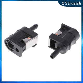2pcs Fuel Line Tank Connector Fit Yamaha Outboard Motor Marine Boat Engine