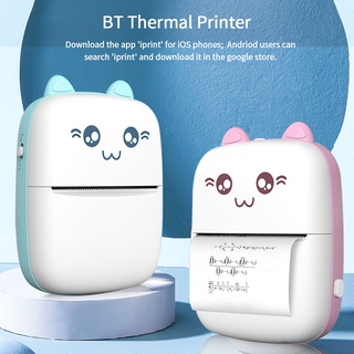 Impresora de bolsillo portátil máquina de impresión térmica Bluetooth Mini imagen Lable