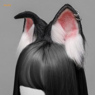 muc animal perro orejas aro de pelo felpa tocado cosplay halloween fiesta diadema