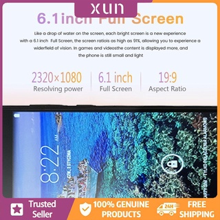 Xun Smartphone con pantalla De Alta definición Para teléfono inteligente Android 6.1 Note30 Plus