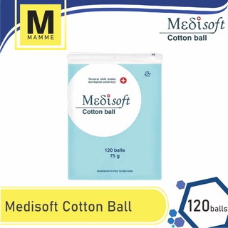 Medisoft - bola de algodón (120 bolas, 75 gr)