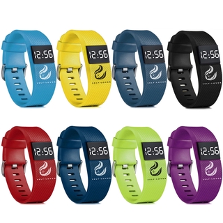 Reloj deportivo Digital LED Unisex con banda de silicona para hombres y mujeres (1)