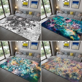 Boho decoración alfombras antideslizante estilo mandala coloridas flores alfombra alfombra sala de estar baño cocina sala de estar dormitorio alfombra
